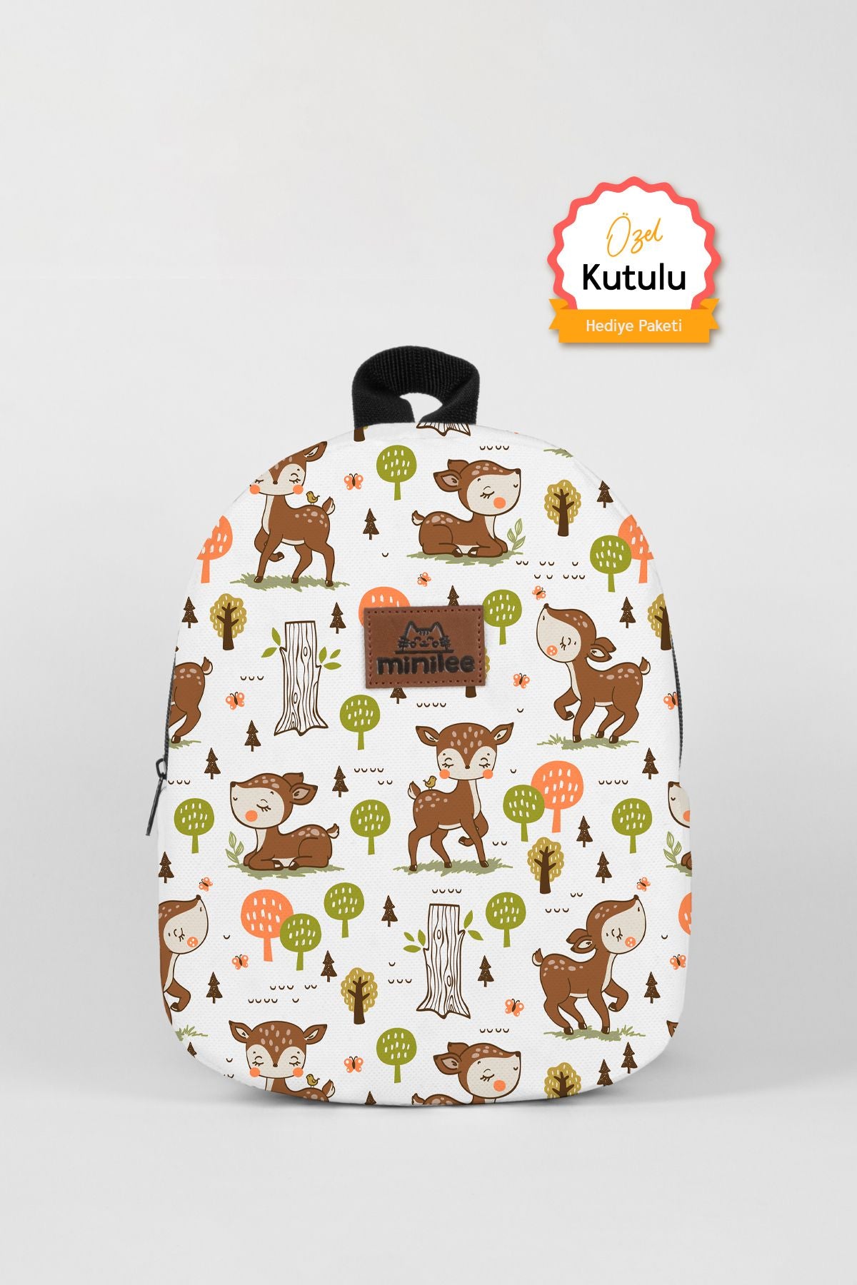 Utangaç Karacalar 0-8 Yaş - Kreş, Anaokulu Çocuk Sırt Çantası [özel Kutulu]