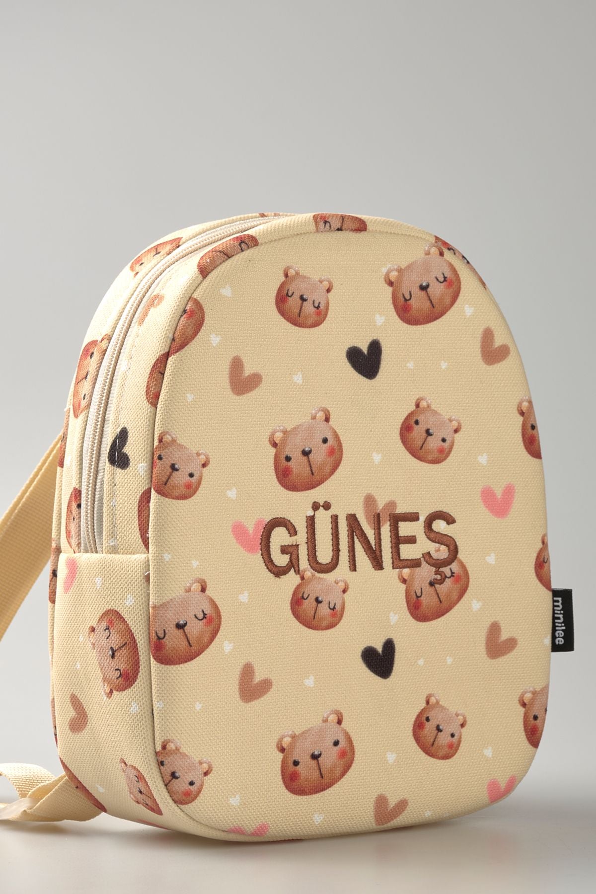 [İSTEDİĞİNİZ İSMİ NAKIŞLA YAZIYORUZ] - Sevimli Ayılar 0-8 Yaş - Kreş, Anaokulu Çocuk Sırt Çantası