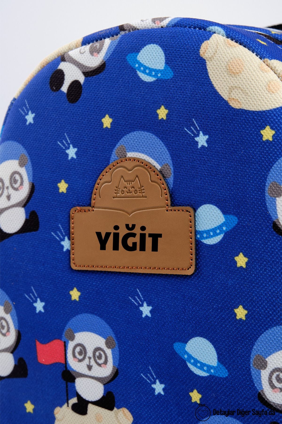Kişiye Özel Isimli - Astronot Panda 0-8 Yaş - Kreş, Anaokulu Çocuk Sırt Çantası