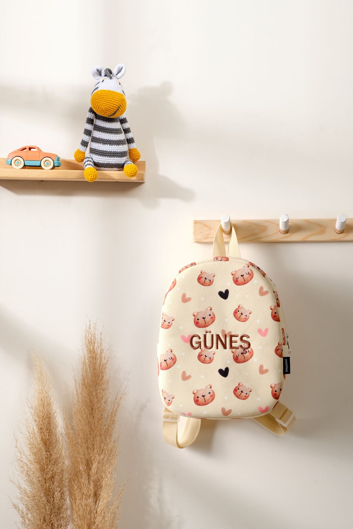 [İSTEDİĞİNİZ İSMİ NAKIŞLA YAZIYORUZ] - Sevimli Ayılar 0-8 Yaş - Kreş, Anaokulu Çocuk Sırt Çantası