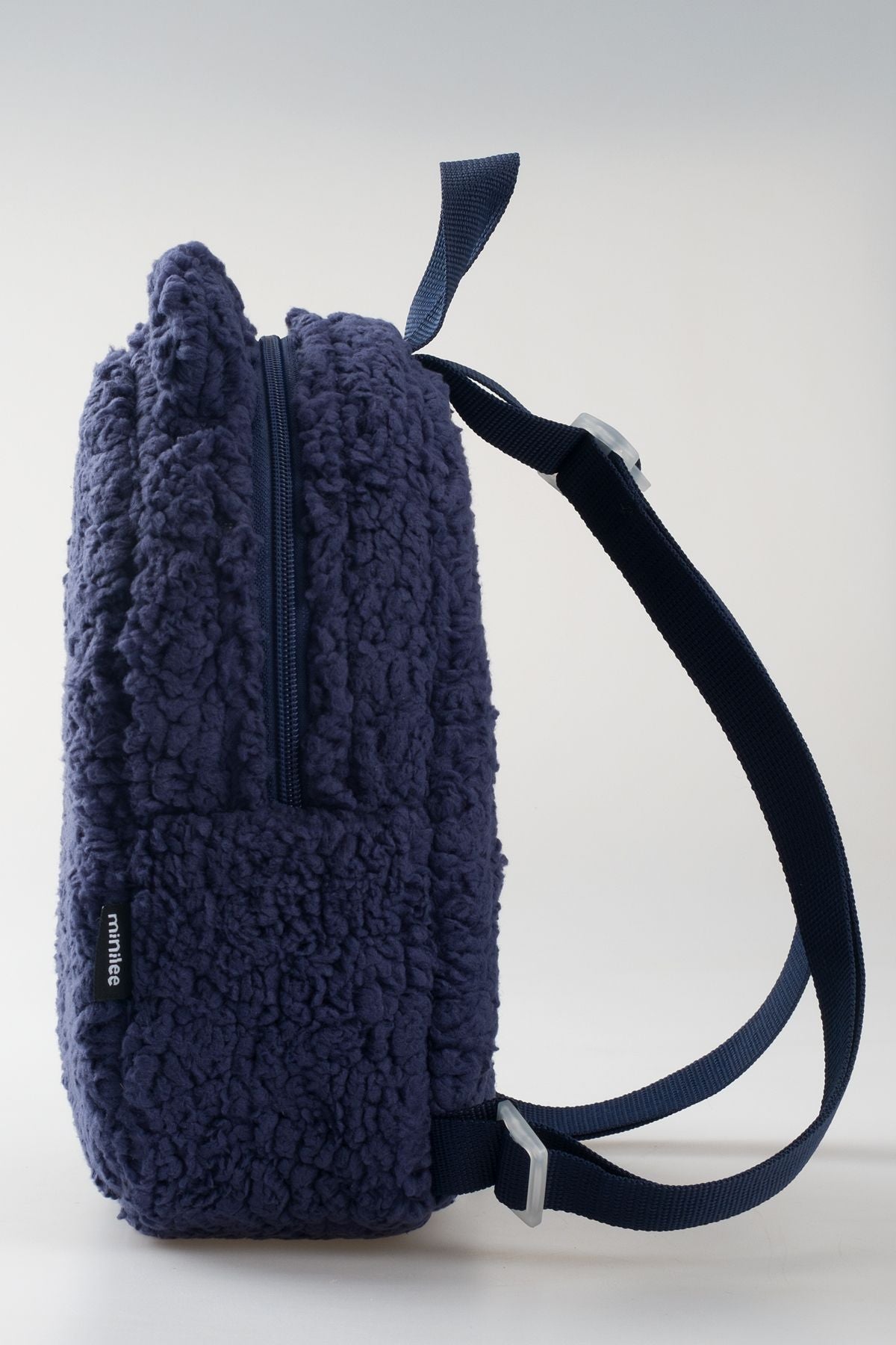 [İSTEDİĞİNİZ İSMİ NAKIŞLA YAZIYORUZ] - Peluş Lacivert 0-8 Yaş - Kreş, Anaokulu Çocuk Sırt Çantası