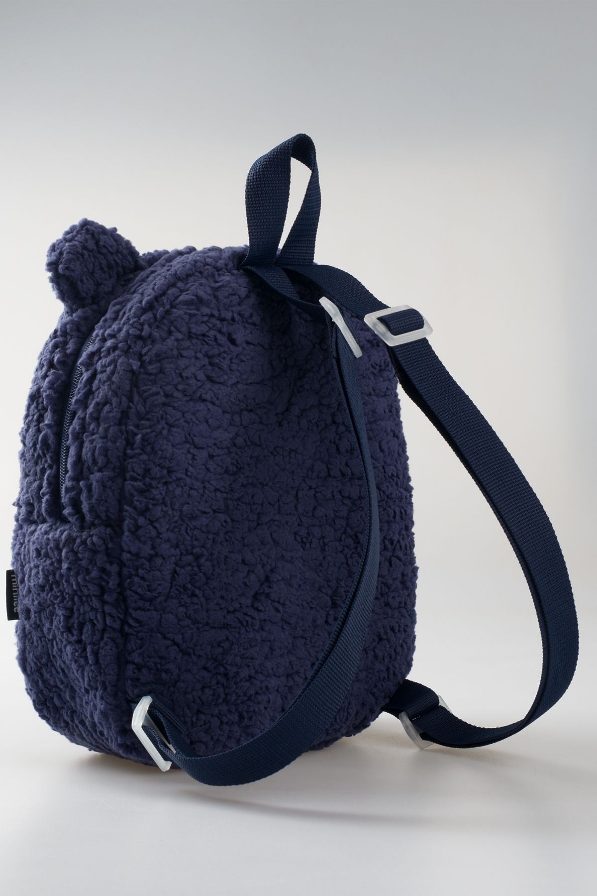 [İSTEDİĞİNİZ İSMİ NAKIŞLA YAZIYORUZ] - Peluş Lacivert 0-8 Yaş - Kreş, Anaokulu Çocuk Sırt Çantası