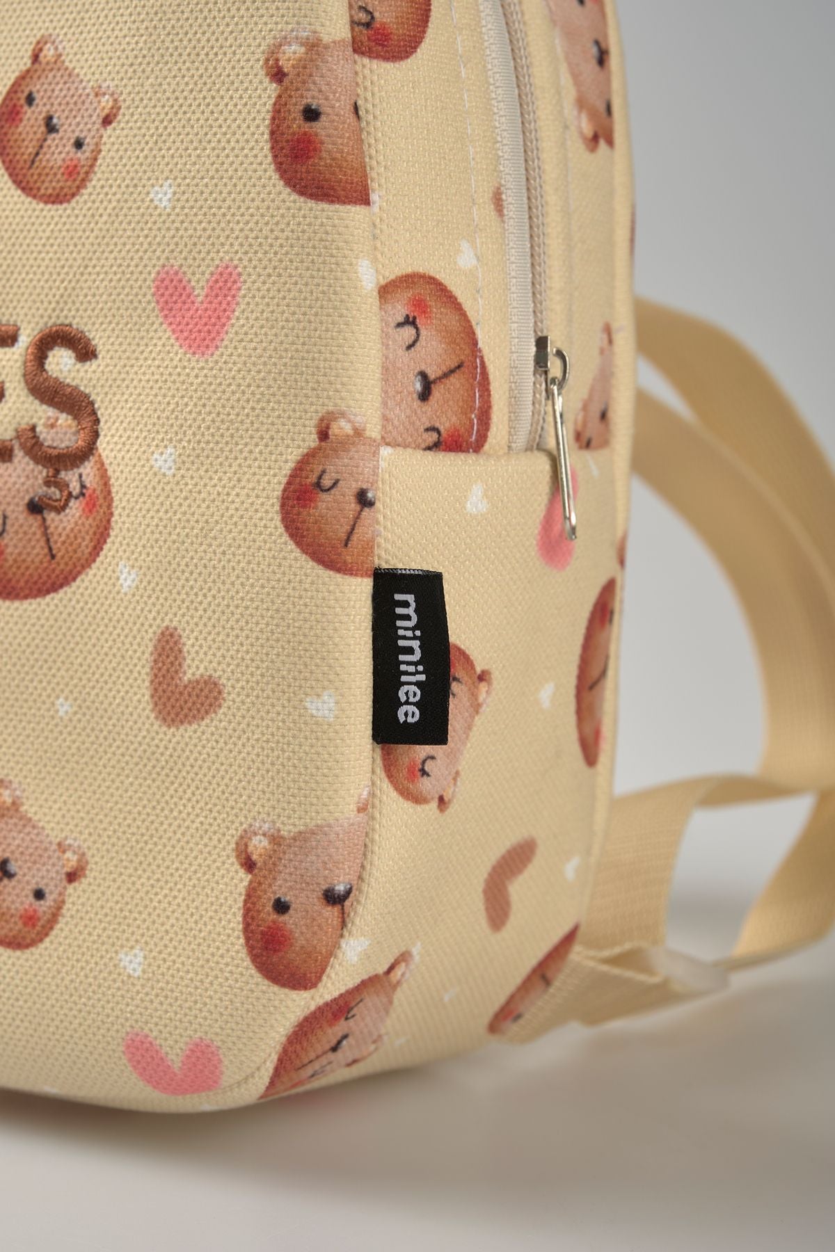 [İSTEDİĞİNİZ İSMİ NAKIŞLA YAZIYORUZ] - Sevimli Ayılar 0-8 Yaş - Kreş, Anaokulu Çocuk Sırt Çantası