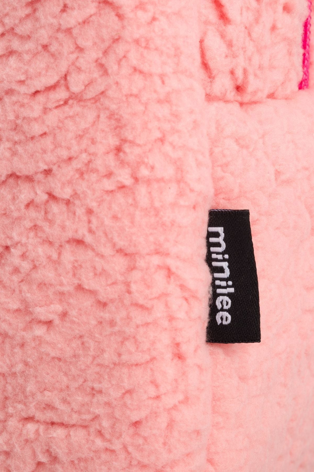 [İSTEDİĞİNİZ İSMİ NAKIŞLA YAZIYORUZ] - Peluş Pembe 0-8 Yaş - Kreş, Anaokulu Çocuk Sırt Çantası